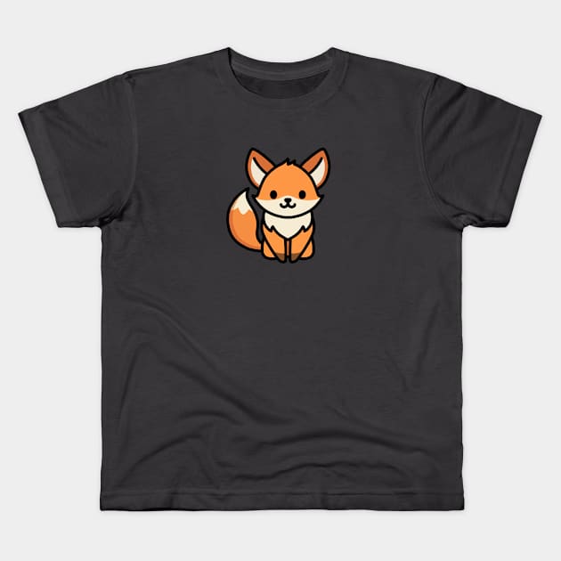 Fox Kids T-Shirt by littlemandyart